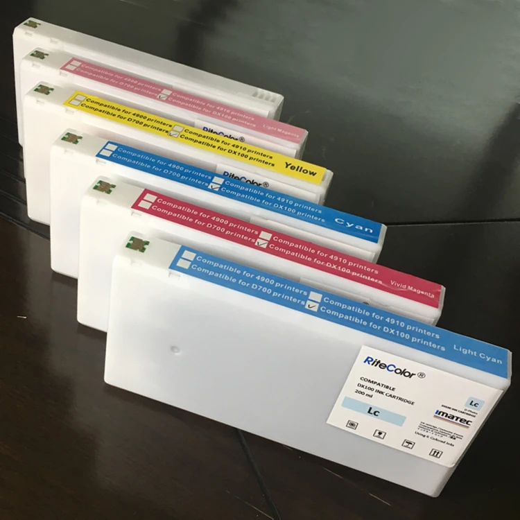 200ml ink cartridge compatible for FUJI Frontier DX100 with 6 colors