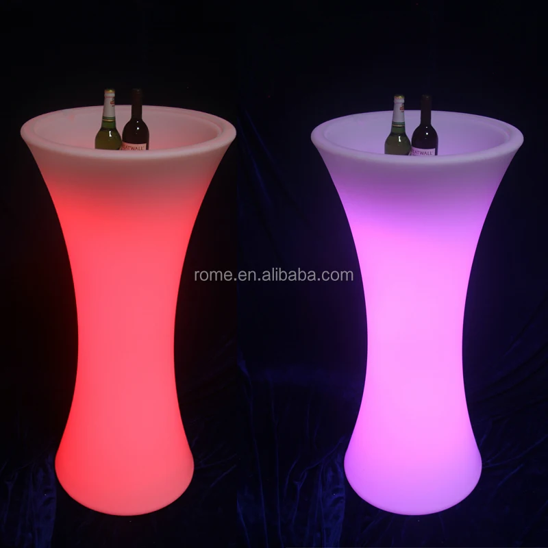 
Luminous plastic furniture waterproof led light large standing flower pot big ice bucket 