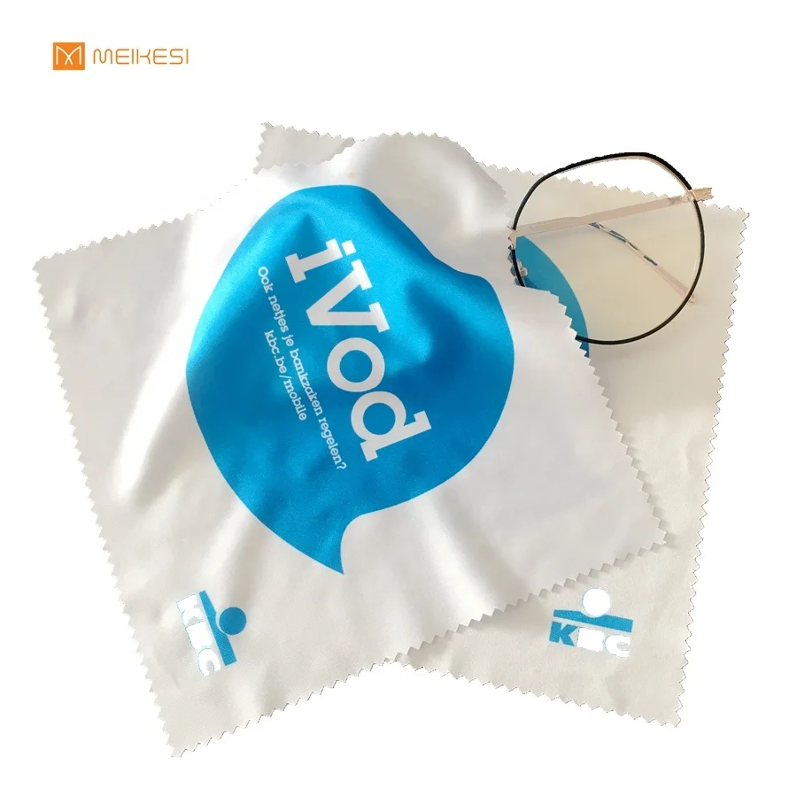 lint free polyester fabric microfiber glasses cleaning cloth