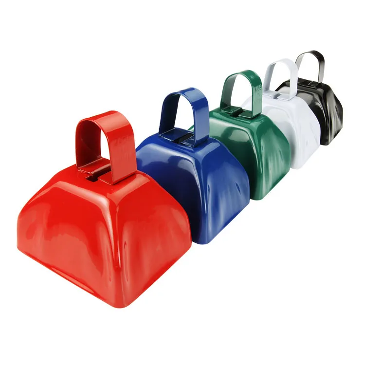 
3 inch custom printed promotional metal cowbell 