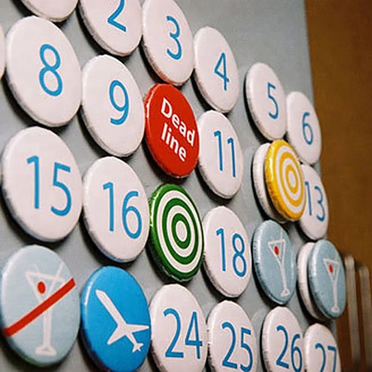 Customize Various Shapes Design And Size Magnetic Non toxic Glitter Magnet Sticker