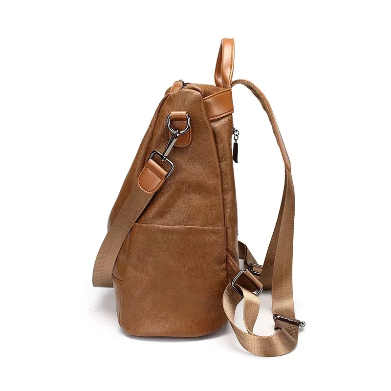 Fashion premium girls back pack durable PU leather backpack bag women