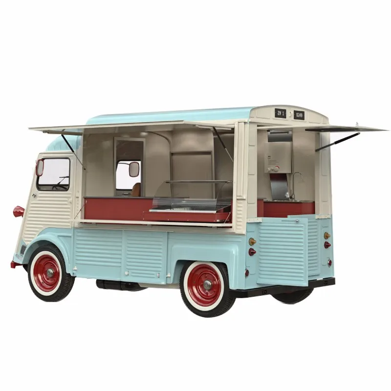 Citroen price mobile hot dog cart food trailer with big wheels
