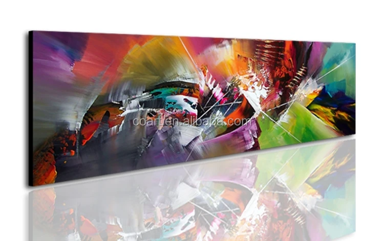 Декоративная абстрактная картина маслом на современном