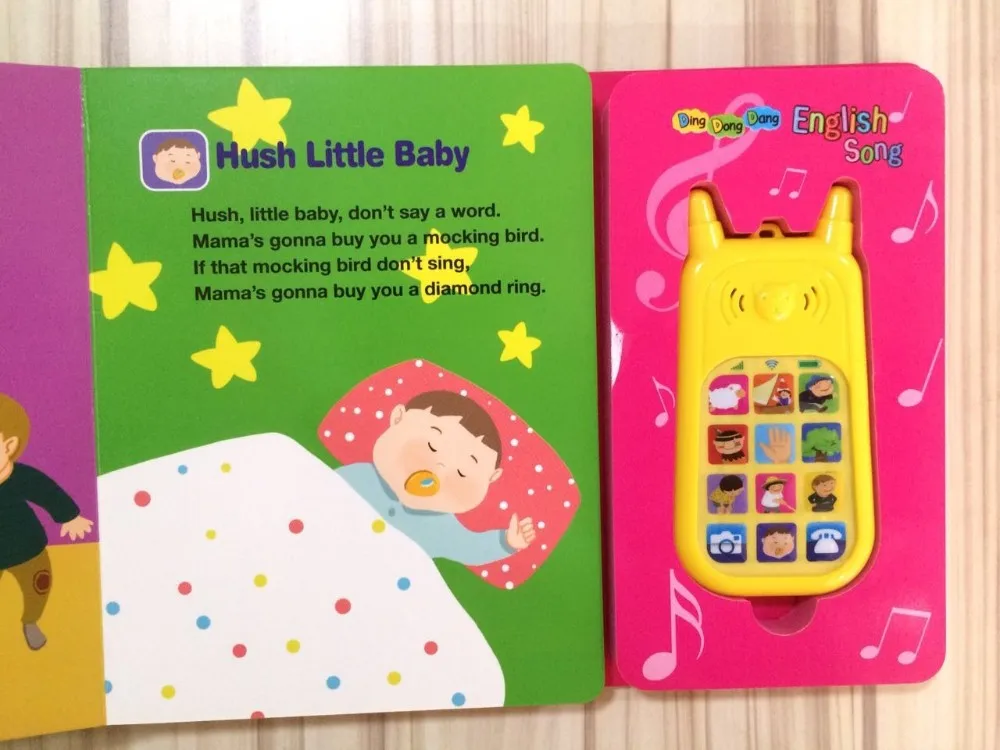 
Factory Nice Quality Children Sound Book with Button 