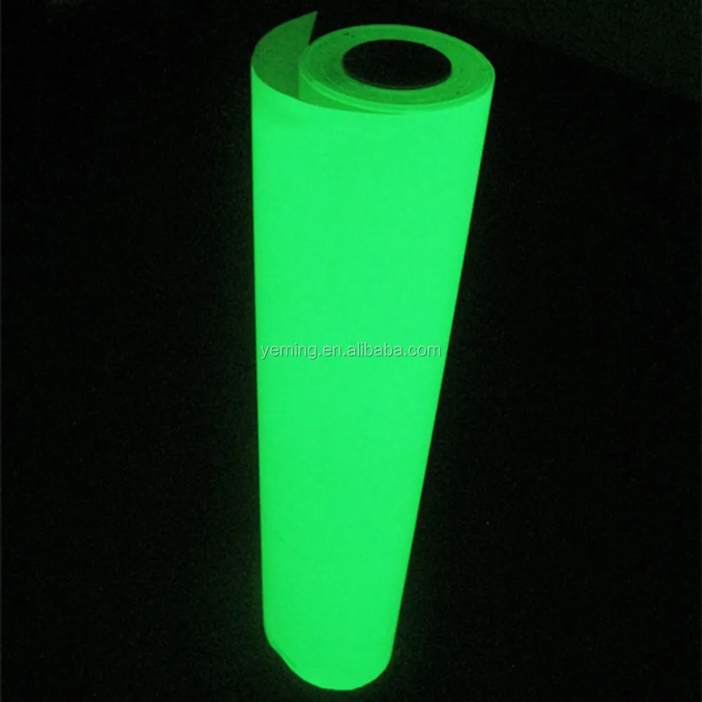 Светящаяся в темноте виниловая/люминесцентная виниловая пленка/Фотолюминесцентная пленка