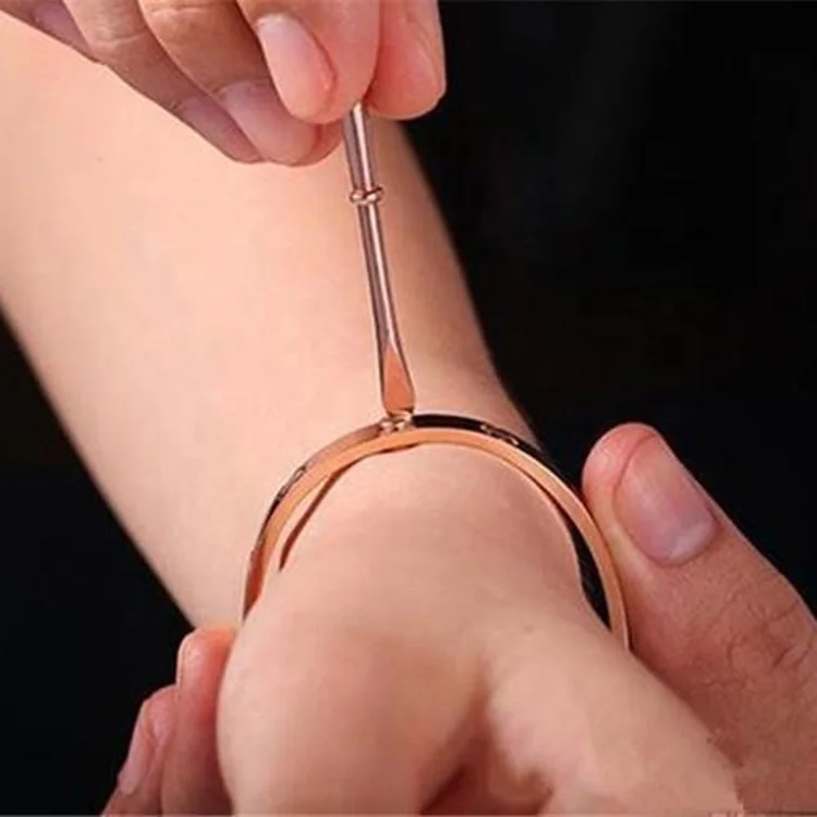 
Special Purpose Silver Rose Gold Stainless Steel Watch Screwdriver For Watch Bracelet 