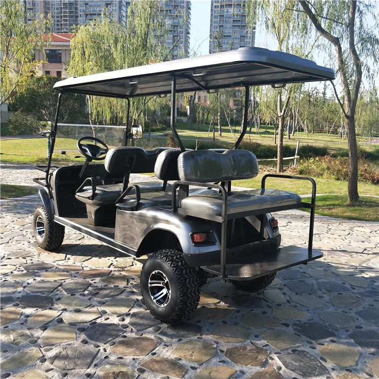 Preferential price CE certified 6 seater cross country hunting 4X4 four wheel drive electric golf cart for sale