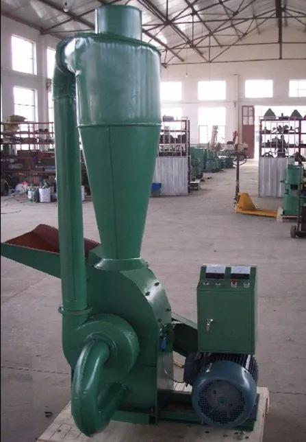 China factory price electric small bamboo wood crusher hammer mill for family use