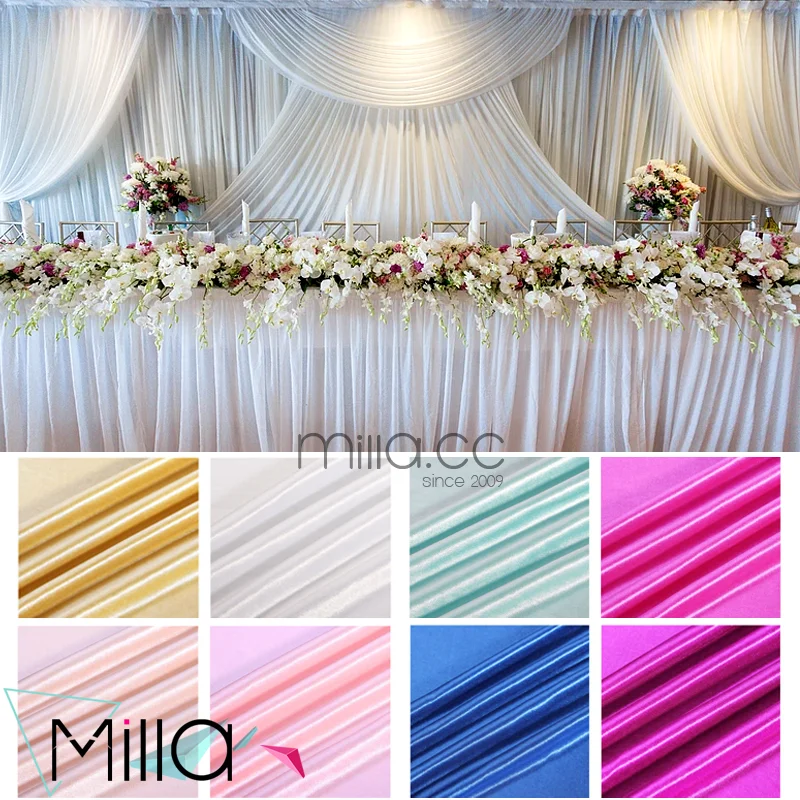 backdrop curtain for wedding event party Custom high quality wedding stage backdrop cloth