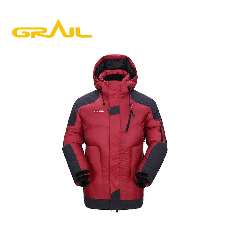Wholesale windproof thick snow down clothing winter waterproof ski jacket mens