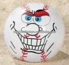 Factory wholesale inflatable ball smile face very popular