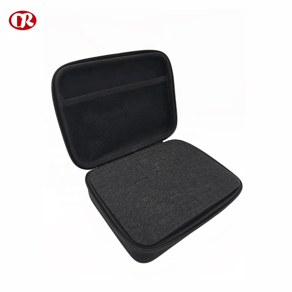 Zipper closed eco-friendly and durable waterproof protective eva custom case with strap