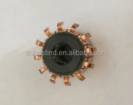 
80/100W segmented commutator for automobile windscreen wiper 