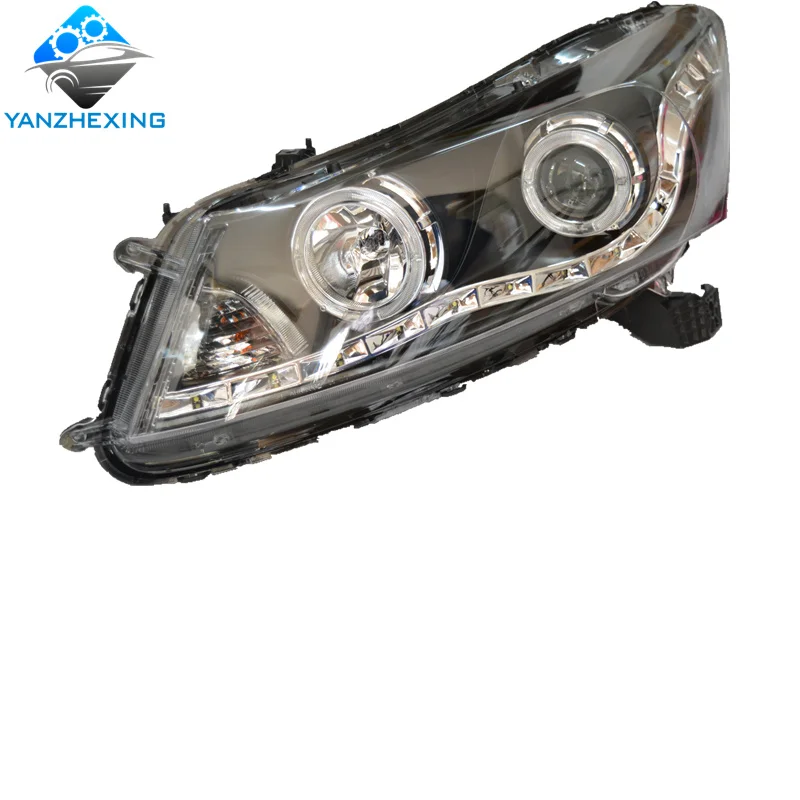 YZX Car Headlight Head Lamp LED Daytime Running Light for Honda Accord 08-13 LED DRL Bi-Xenon HID Modification kit