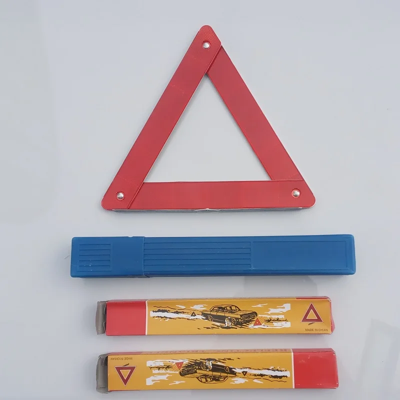 reflective car triangle warning sign triangulo traffic warning sign