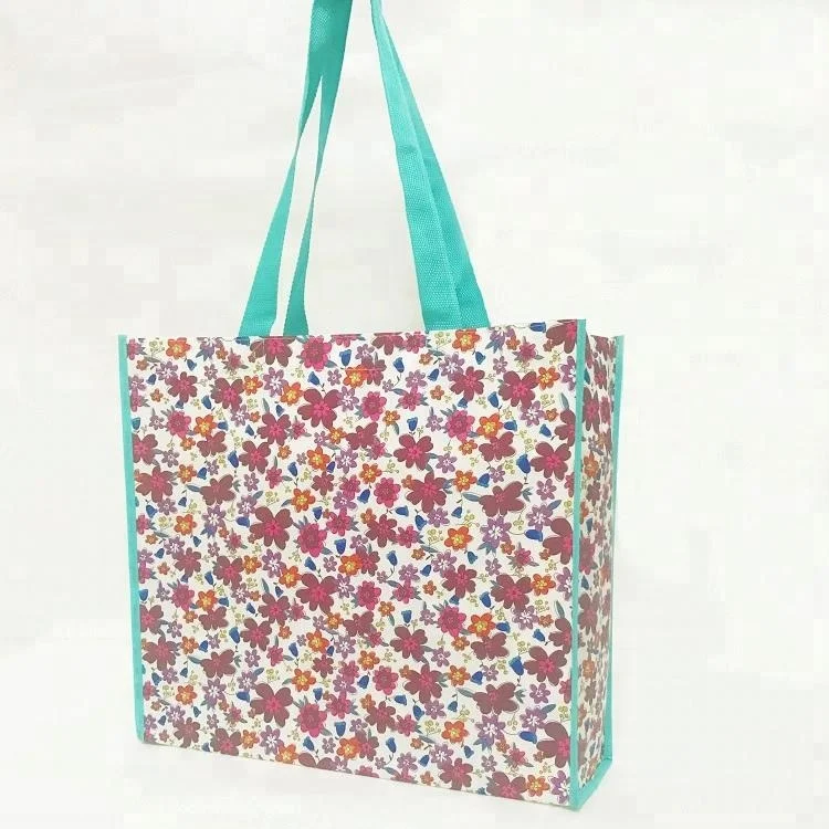 Hemp Mix Offset/Silk Printing 120gsm Stand Up White Tote PP Non Woven Fabric Shopping Bags For Wholesales