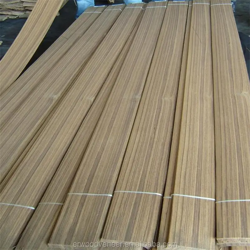
Sliced Burma Teak Face Veneer for Furniture Decoration 
