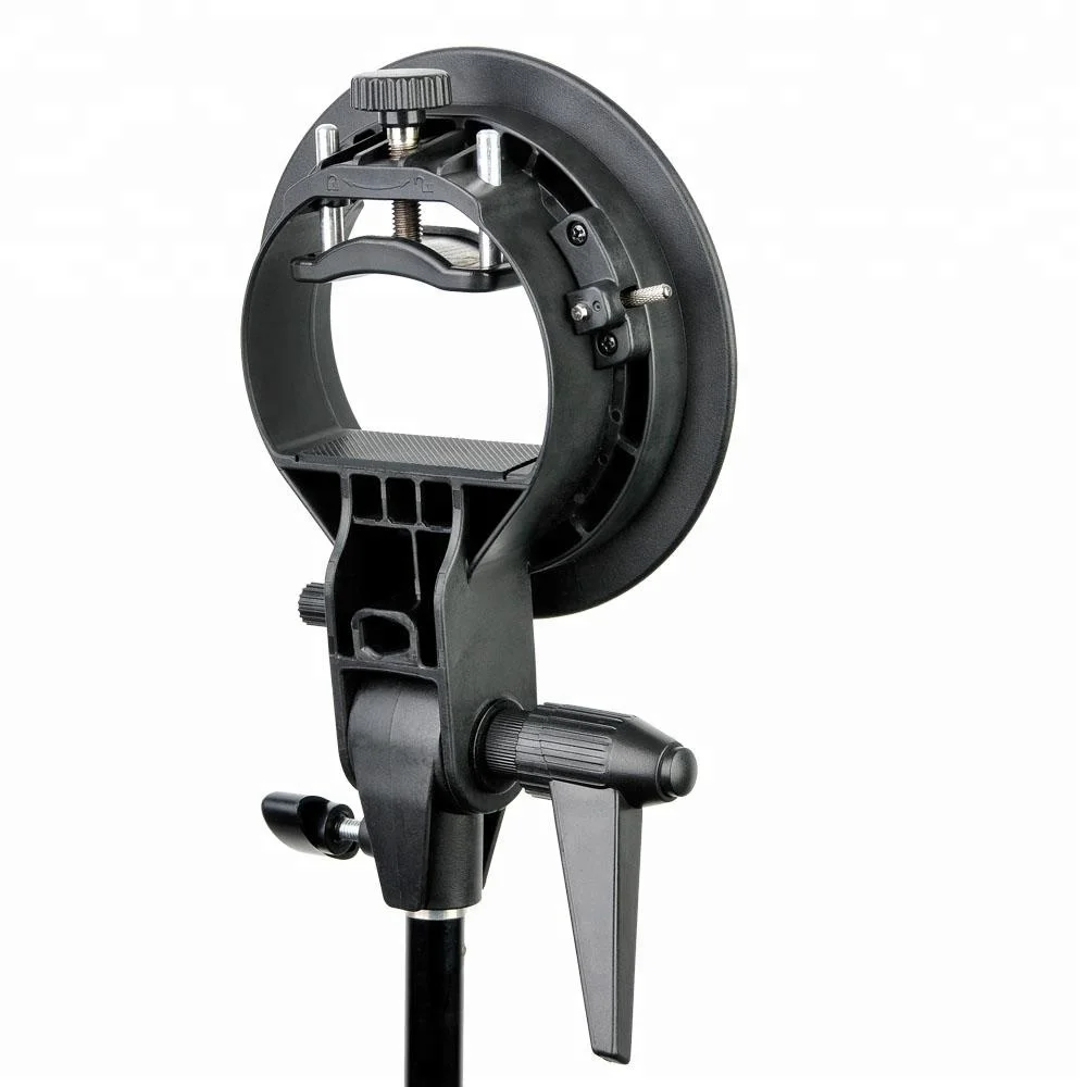 
Flash Softbox Kit & S-Type Bracket Bowen Mount Holder with Carrying Bag for Camera Photo Studio 