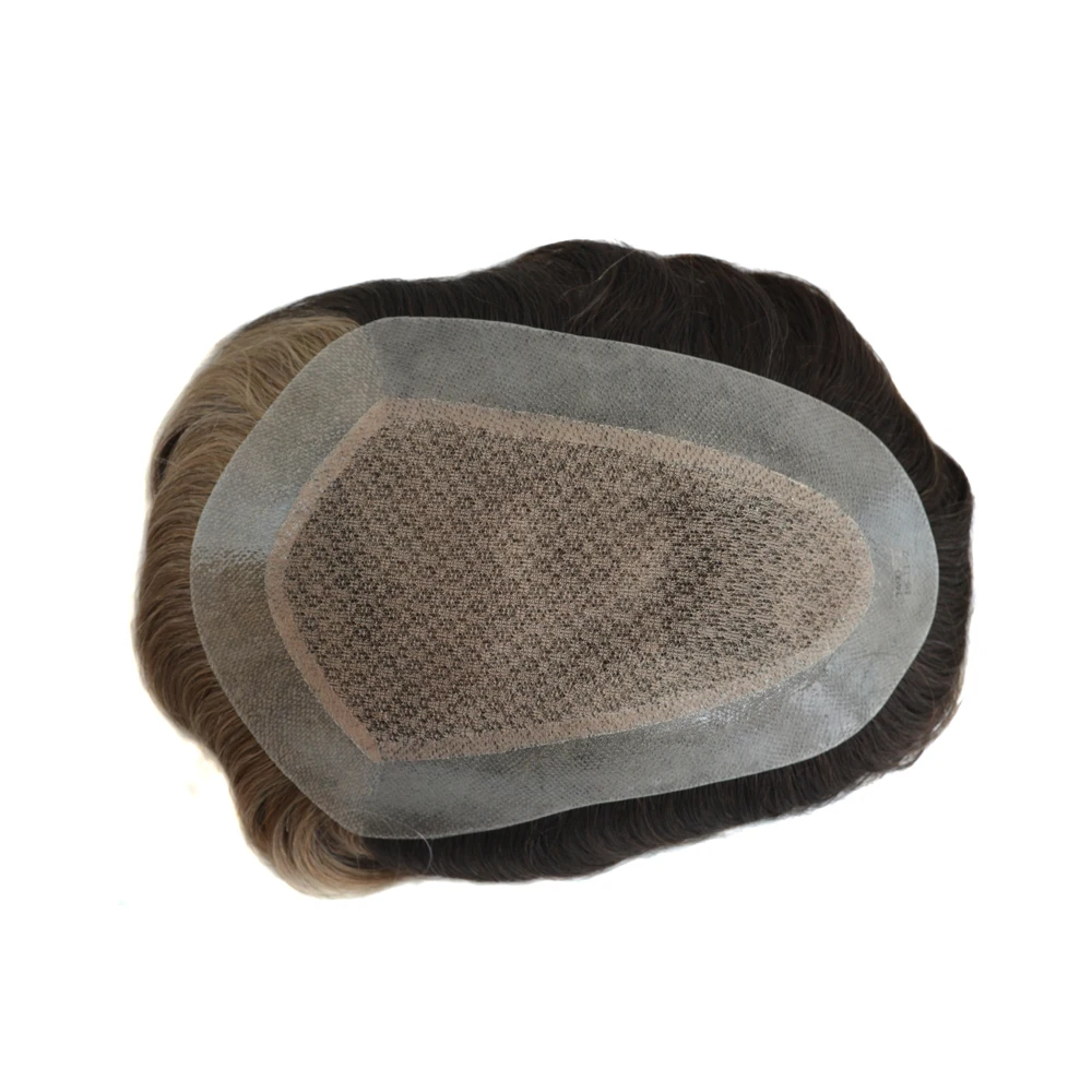 New Styling Customized Mens Toupee, human hair prosthesis