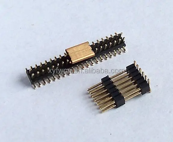 Xyfw Factory Single Dual Triple Row Pin Header 1.27Mm Pitch Connector