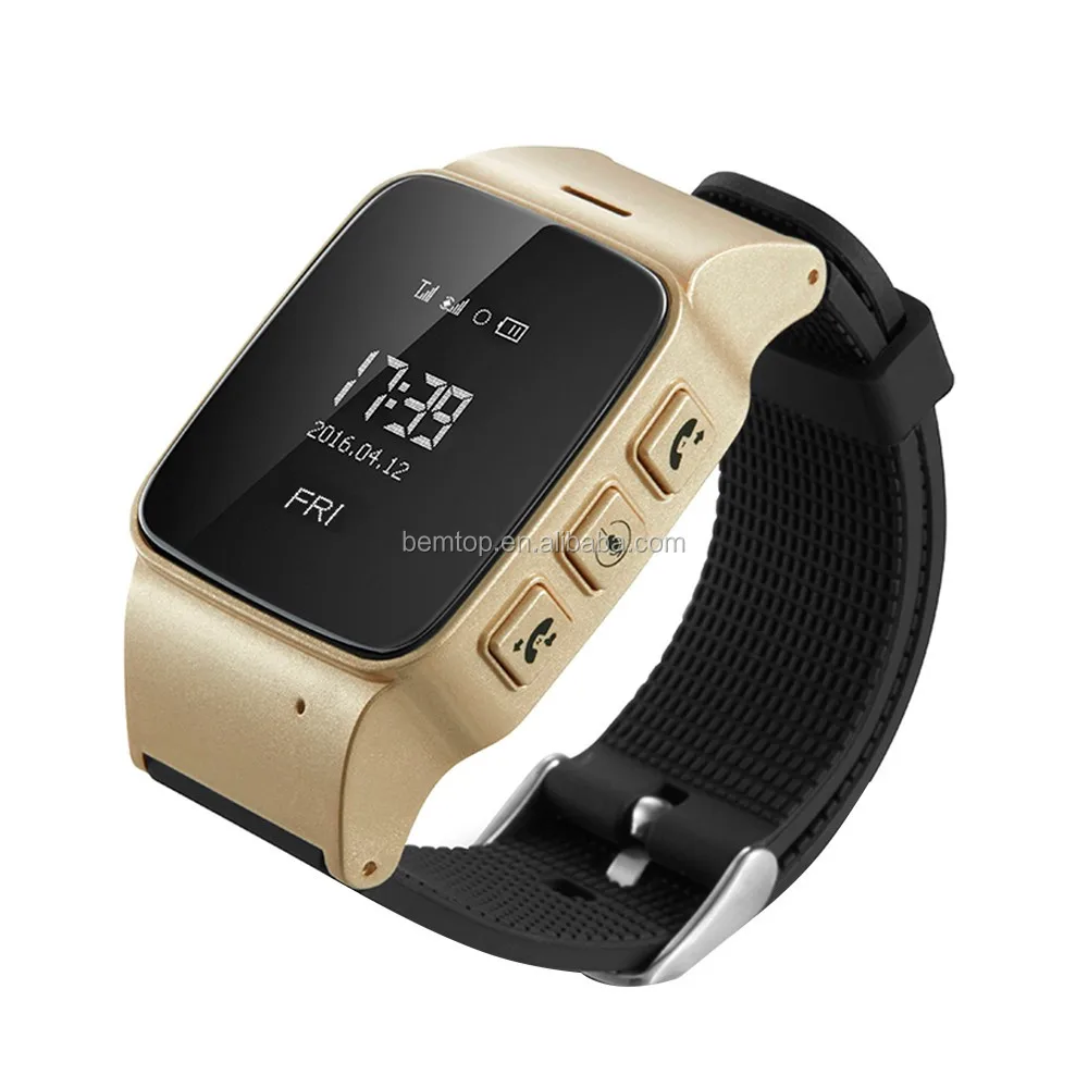 
OLED Display Elderly Tracker Android Smart Watch Google Map SOS Wristwatch Personal GSM Wifi LBS GPS Tracker for old Safety 