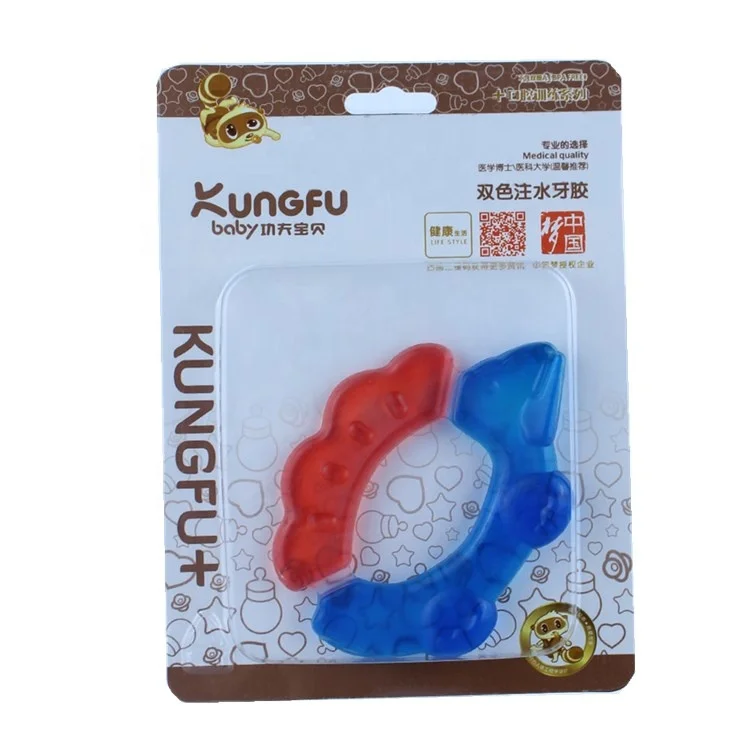 BPA free good grade safety water teether, silicone teether, baby teether