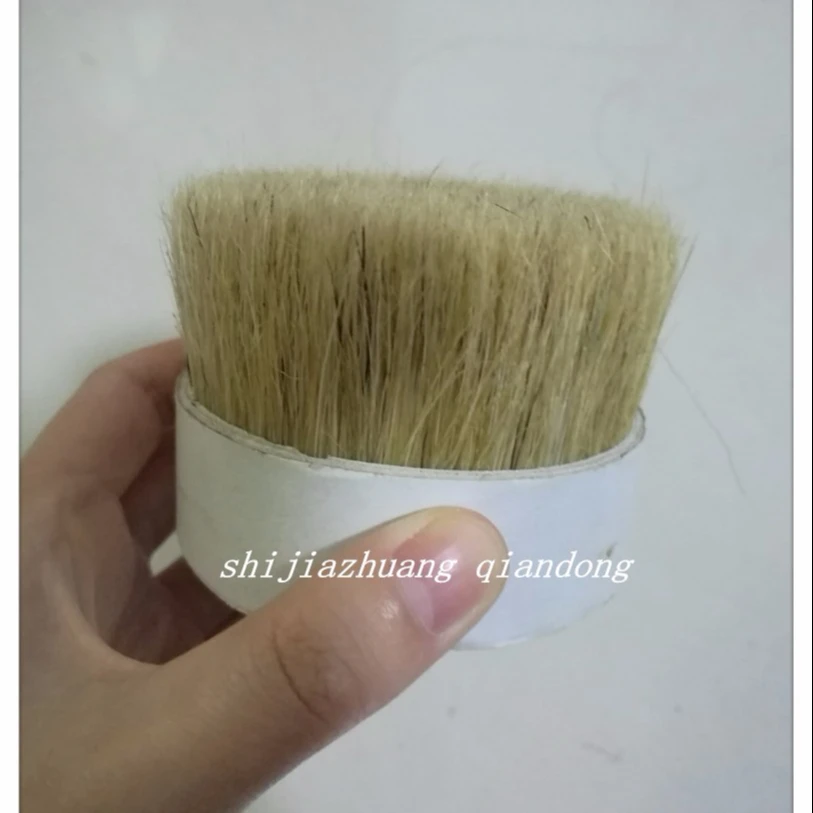 
60% Tops Natural White Bristle Brush Hair 