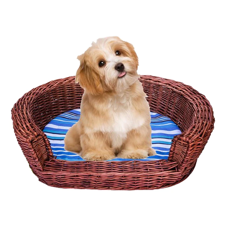 Renel Wholesale  Willow Wicker Luxury Dog Pet Bed