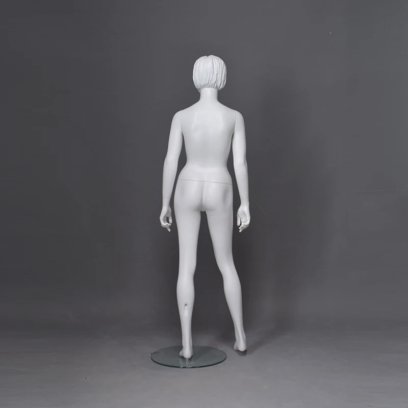 Full body realistic face size shop decorative used female teen child teenage girl mannequin
