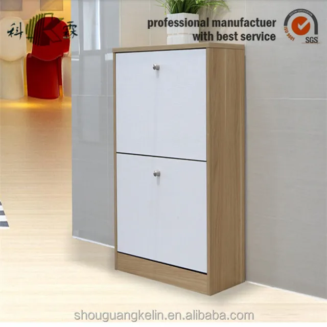 collapsible automatic vintage wooden shoe rack