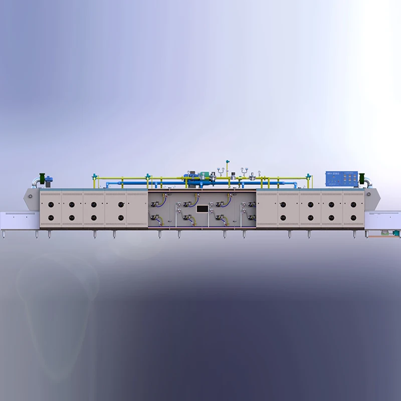 Commercial tunnel oven bakery machine