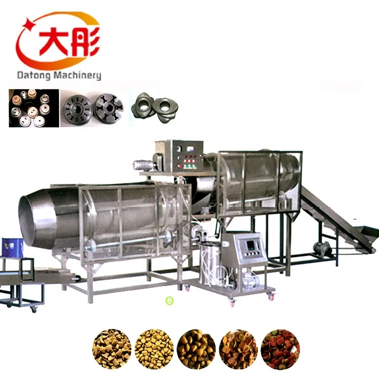 
CE full automatic Animal fish flake feed Pellet Pet food making processing machine Extruded Pet Dog Fish Cat Food Making Machine 