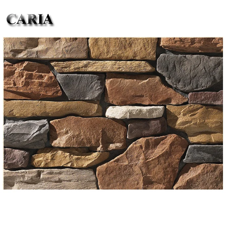 
prefab stone wall/stone hardboard wall panel/wall cladding split face stone 
