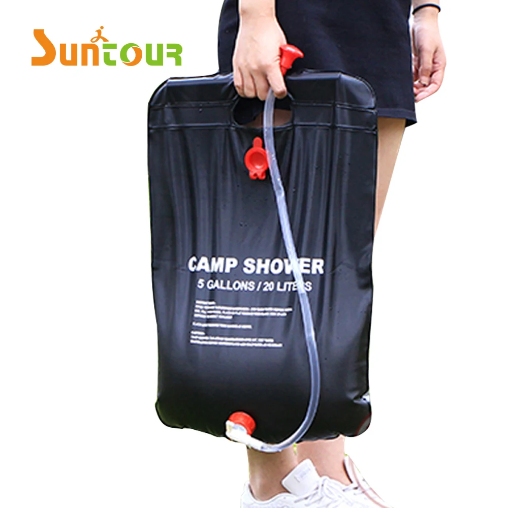 Ecofriendly PVC Camping Shower 5 Gallon Summer Solar Shower Instant Portable Outdoor Camping Shower