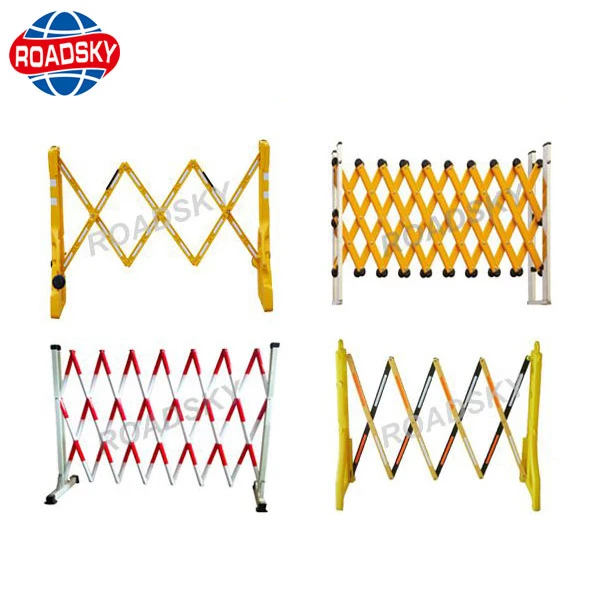 Outdoor Retractable Stand Road Safety Products Traffic Portable Folding Expandable Barrier