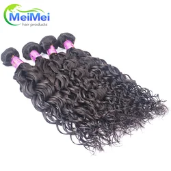 8A unprocessed brazilian human hair water wave popular style  Wet and Wavy Virgin Natural Wave Weft for black girls