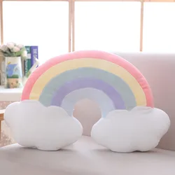 Cute Plush Cotton Pink Pillow Bedside Princess Rainbow Different Shaped Pillow Cushion