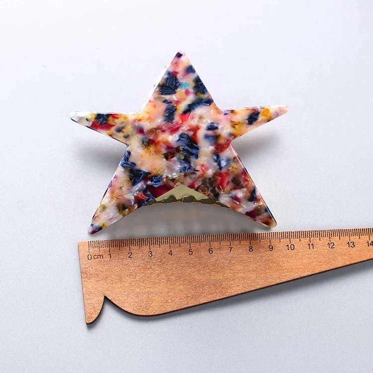 Tortoise shell cellulose acetate hair claws   hair accessories and hair jaw clips