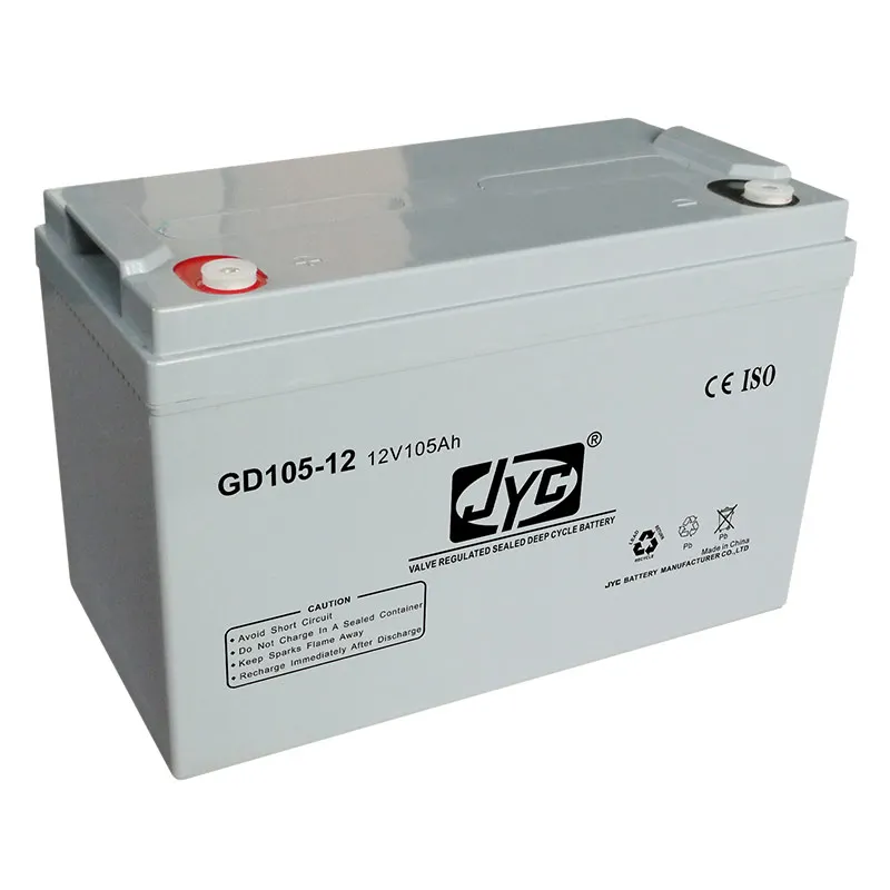 JYC Battery Super Capacitor Lead Acid Deep Cycle Power Storage 12v 105ah Battery