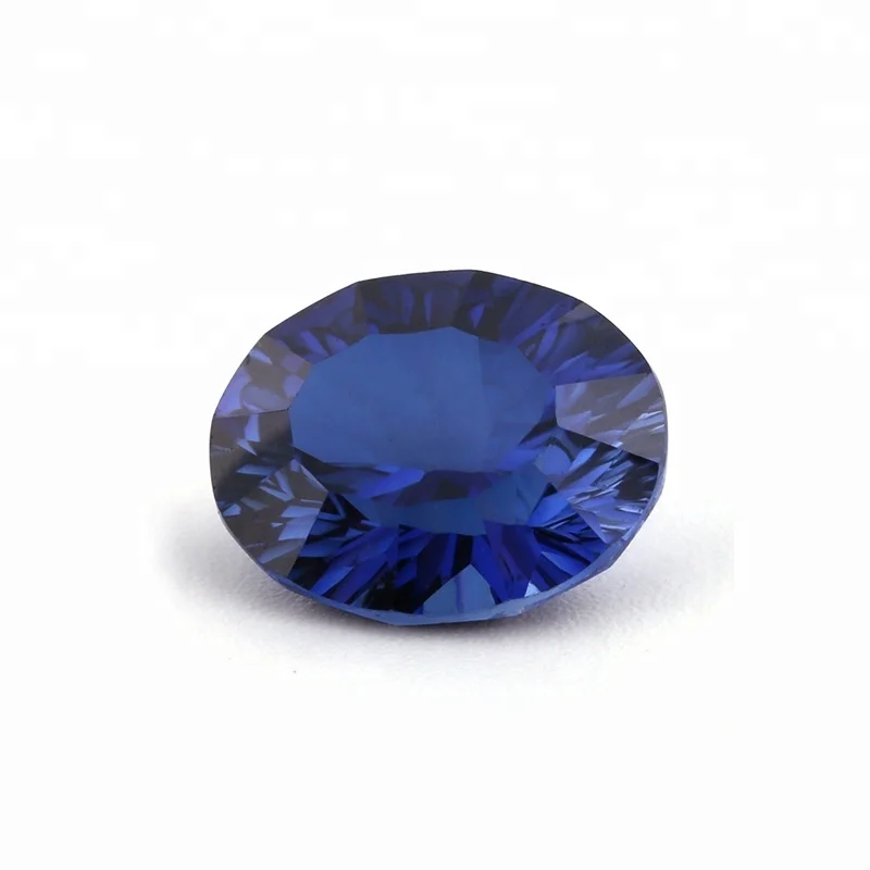 Wholesale oval loose sapphire 34# gemstone for jewelry