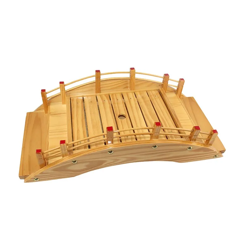 Изготовление размеров под заказ в японском стиле деревянная суши лодка, суши-мост, тарелка для суши, оптовая продажа