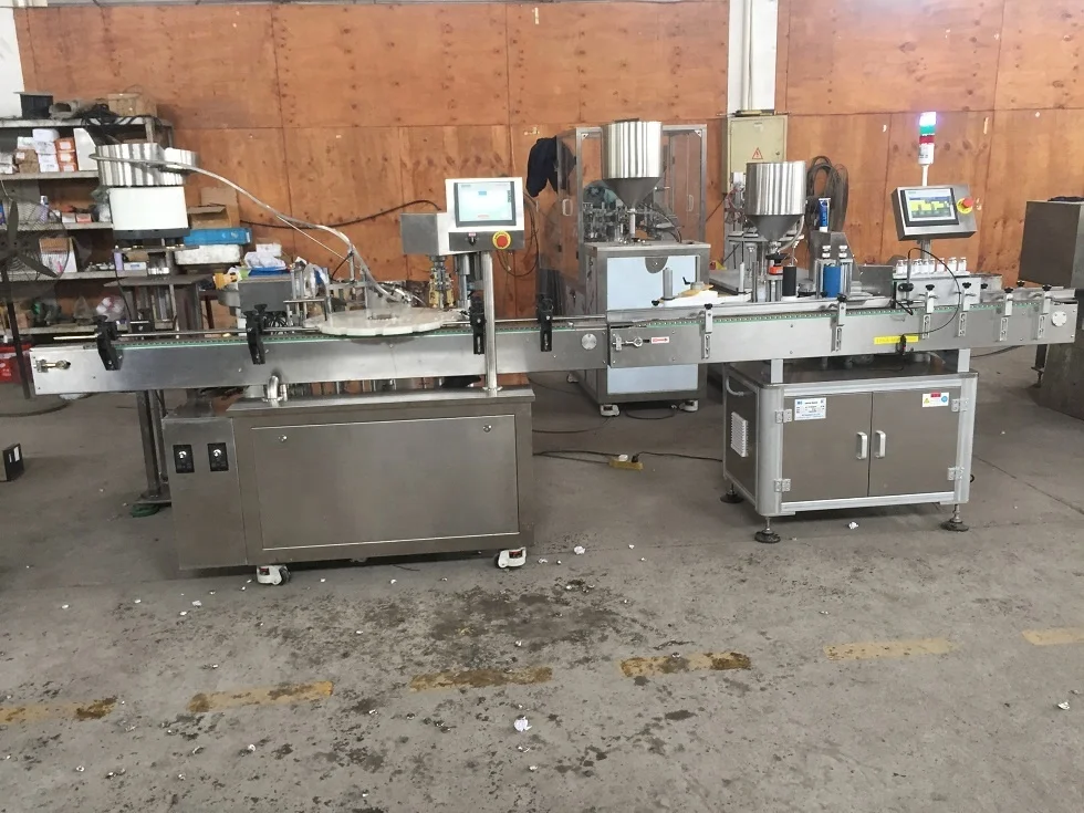 
China end manufacturer top quality full automatic filling glass bottle oral vial capping machine 