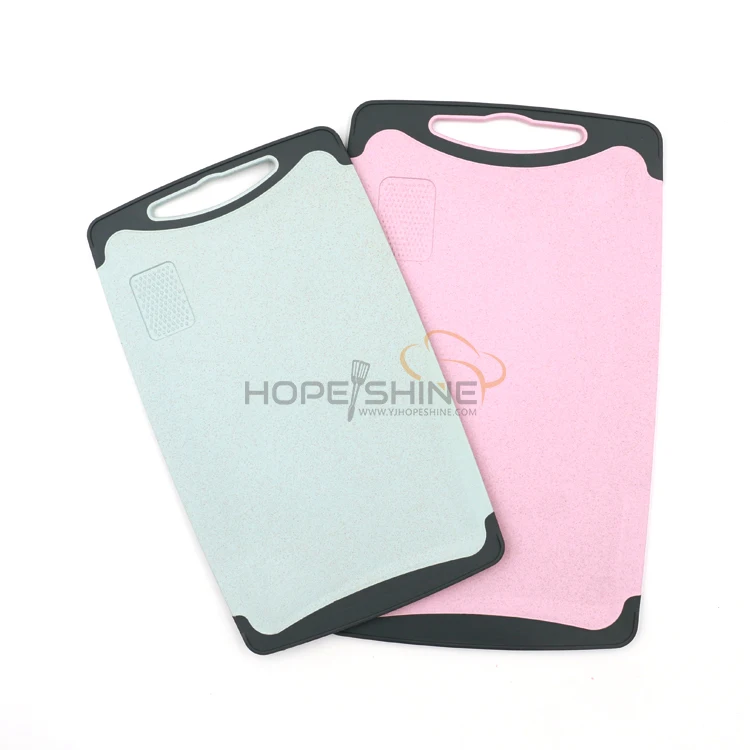 Healthy plastic cutting board wheat straw chopping board for kitchen use