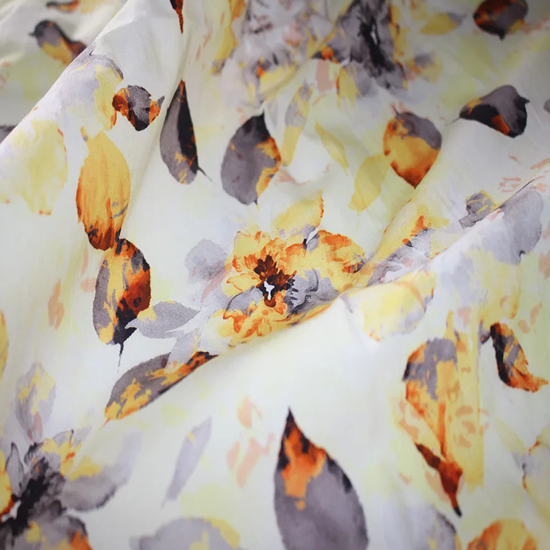 Baby Clothes Organic Cotton Poplin Fabric Custom Digital Printed Fabrics