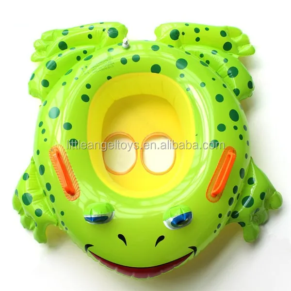 B01 Seasonic PVC Inflatable Frog Sea Turtle Baby Swimming Boat Ring For Sale  swimming ring float for pool