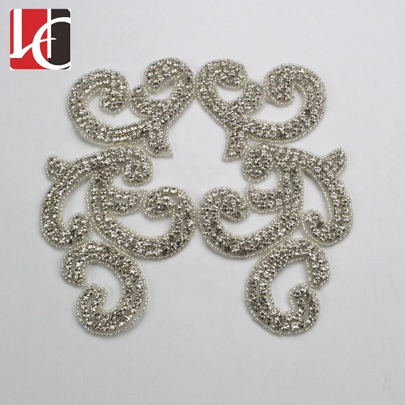 HC-5831 hechun Мода Одежда с украшением в виде кристаллов со стразами аппликацией ручной работы высокого качества