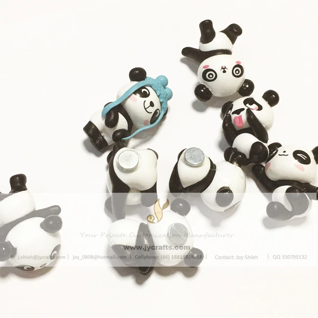 new arrival 3D panda shaped Fridge Magnet for home decor