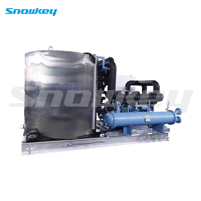 
Snowkey Salt Sea Water 25 ton Flake Ice Machine For Ice Plant 