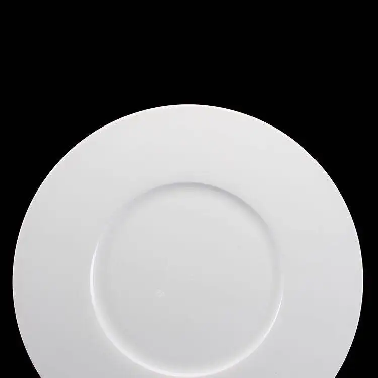 wholesales fine bone china 14 inch round printing plate